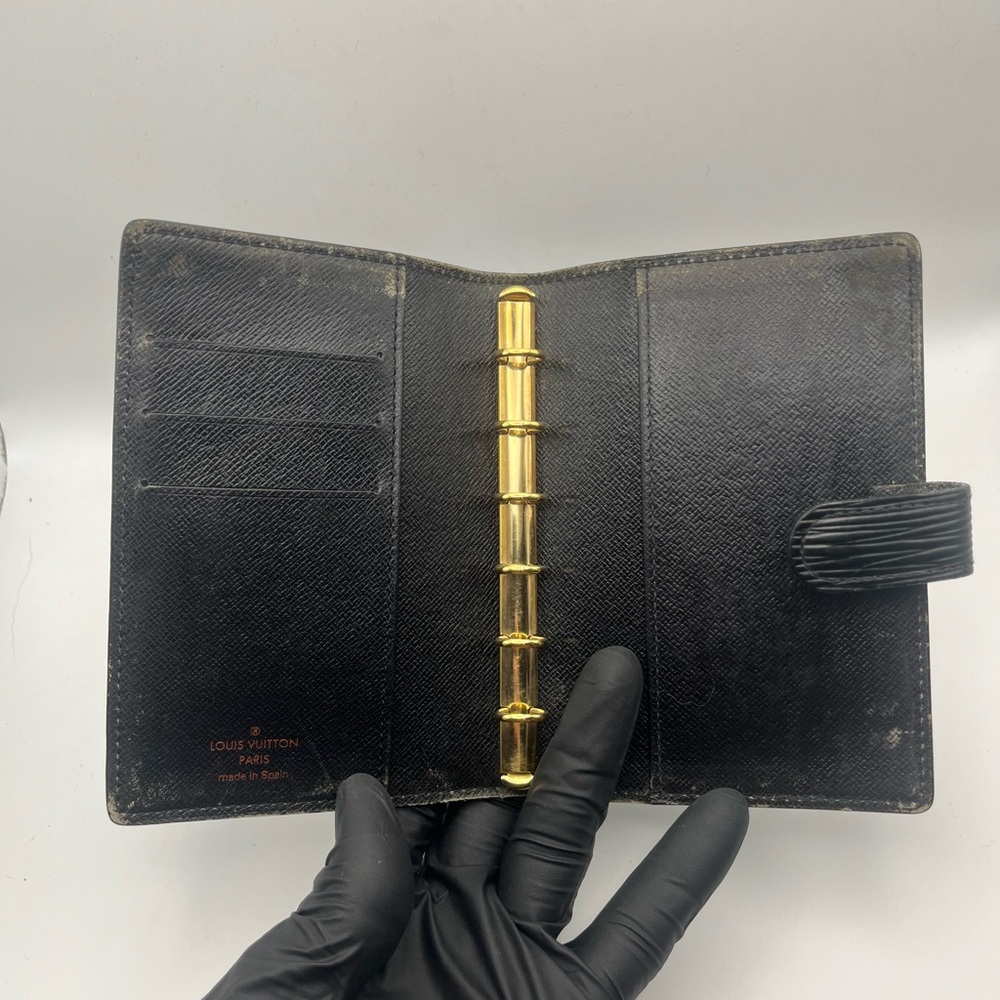 Louis Vuitton Black Epi Planner/Agenda w/ COA - Picture 6 of 7